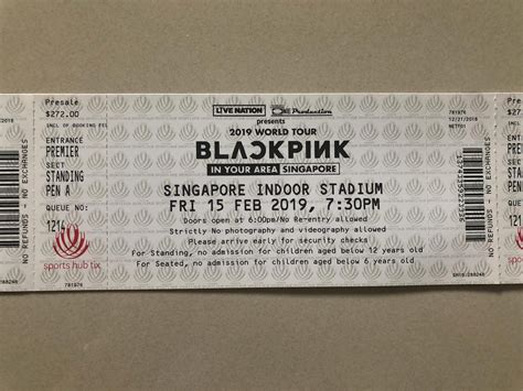sm ticket|blackpink concert ticket price.